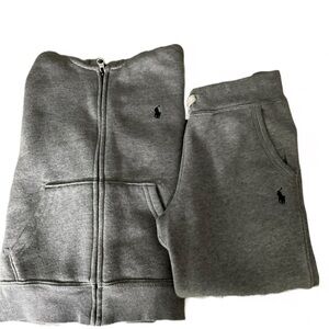 Polo Ralph Lauren Toddler Boys Two (2) Piece Matching Set, Gray, Size 4/4T